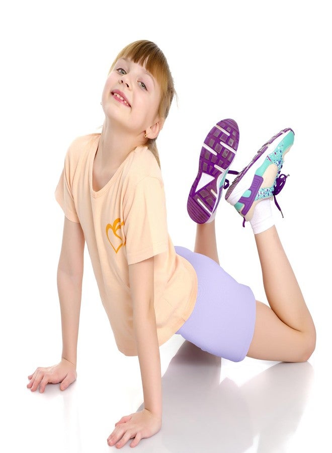 Boyiee 12 Pack Girls Shorts Toddler Bike Shorts Dance Gymnastics Yoga Safety Active Under Dress Pants(8-10 Years,Soft Color) - Image 5